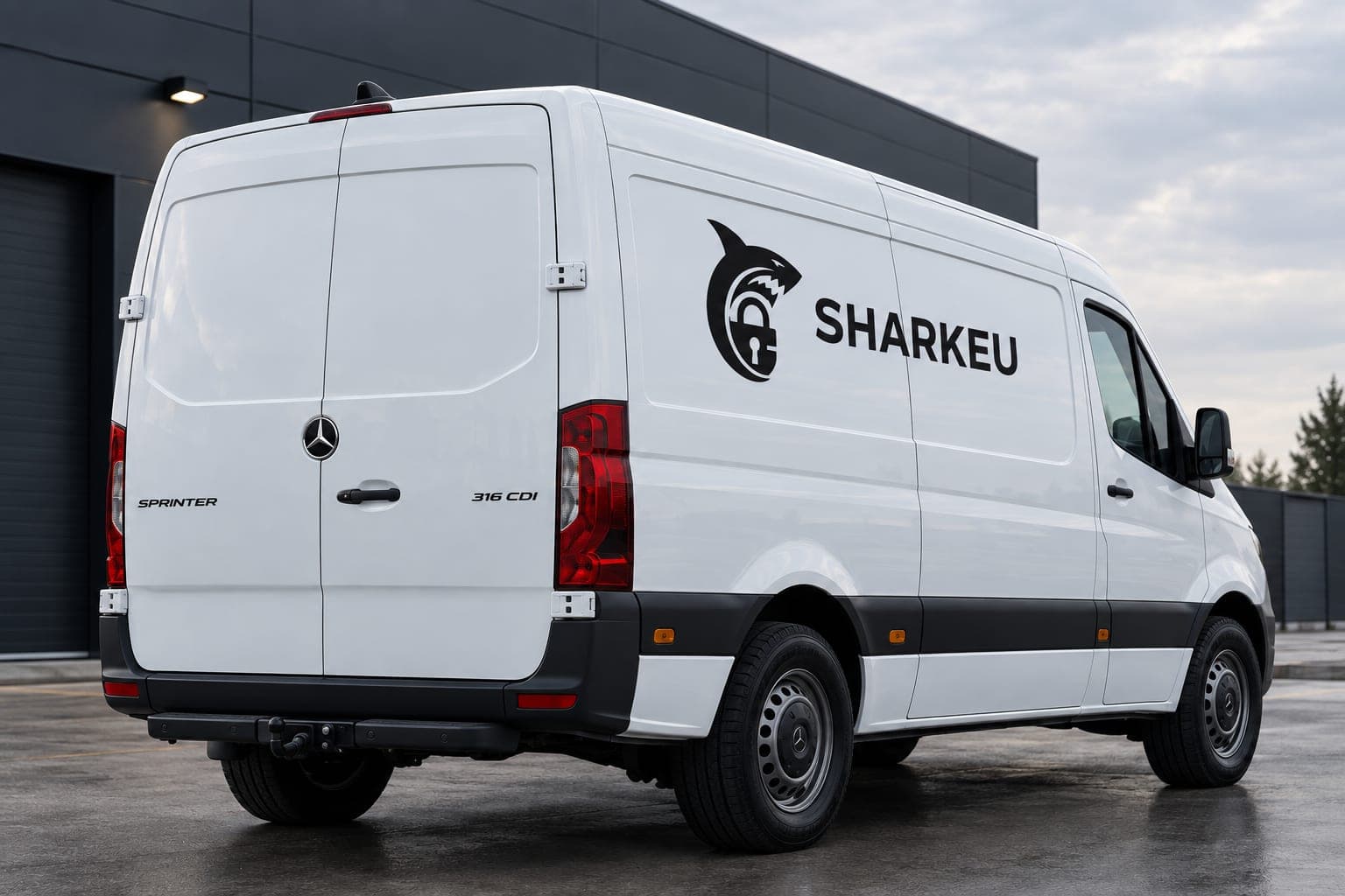 Dodávka SHARKEU – doprava a montáž bezpečnostných dverí